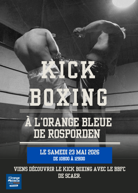 Affiche kick boxing